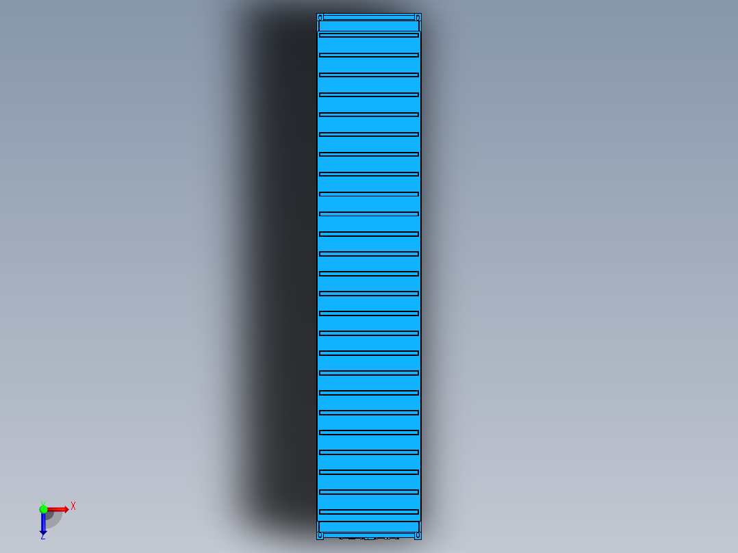 集装箱sw22版Container 40 ft俯视图