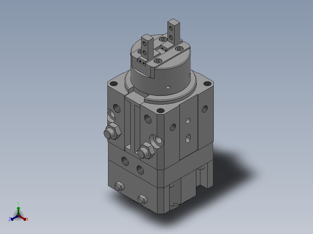 摆台气爪 MRHQ系列6款主视图