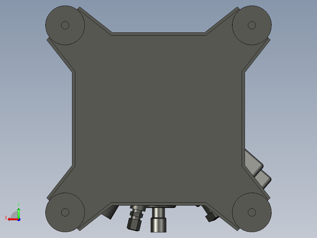谷轮涡旋压缩机 ZB15KQ后视图