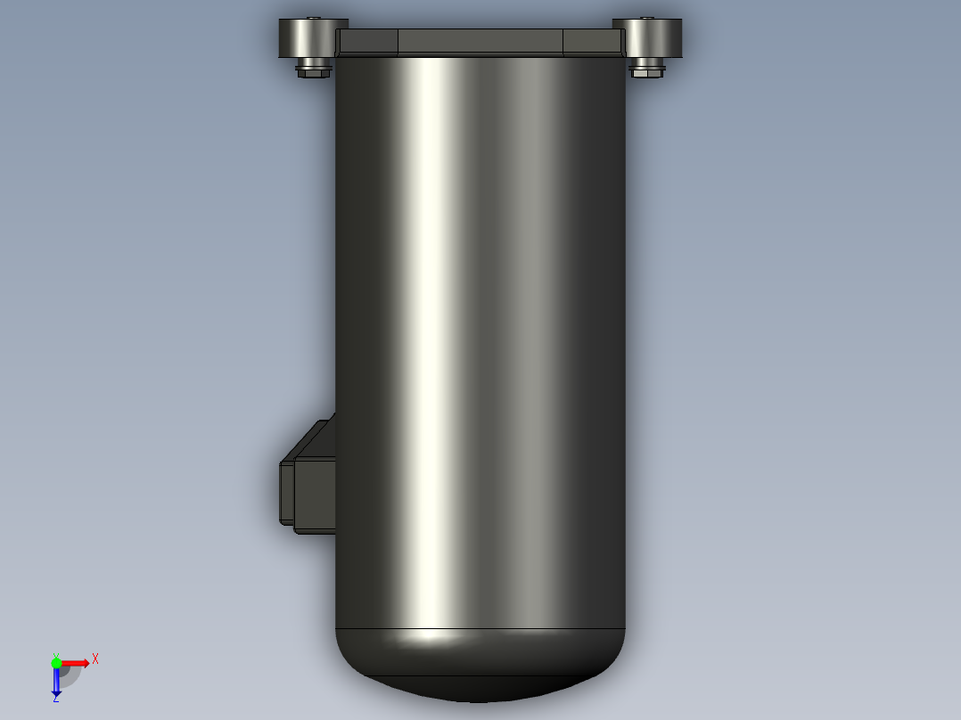 谷轮涡旋压缩机 ZB15KQ俯视图