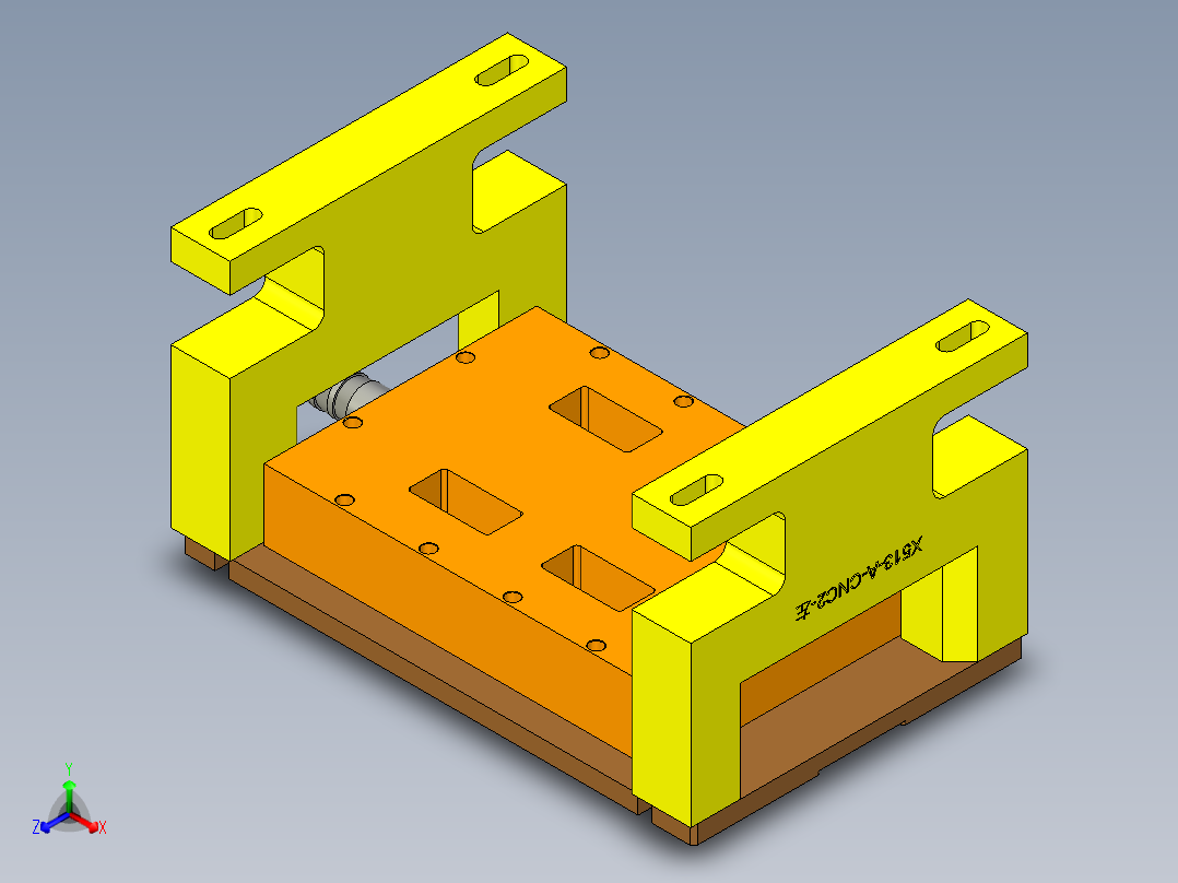 X513-A-笔记本CNC工装夹具三维模型CNC2