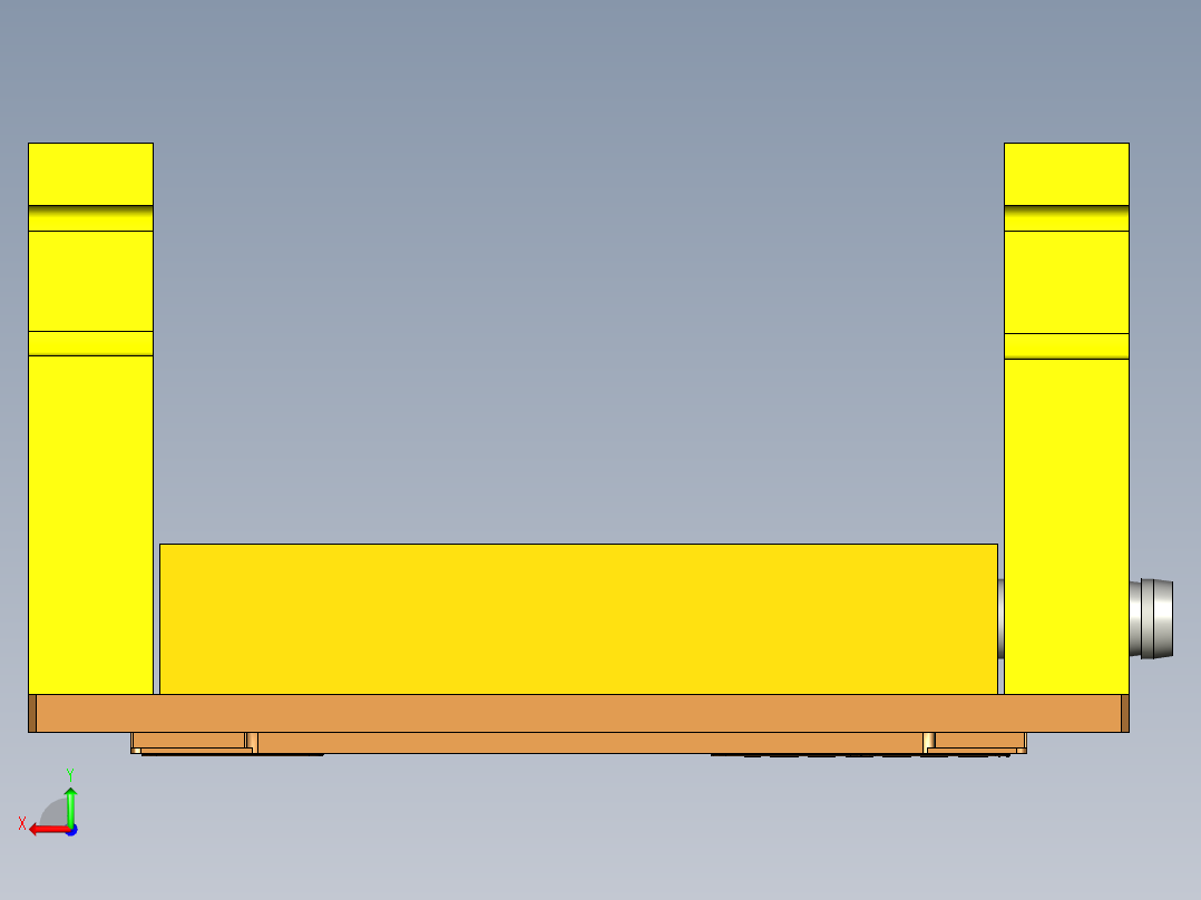 X513-A-笔记本CNC工装夹具三维模型CNC2后视图