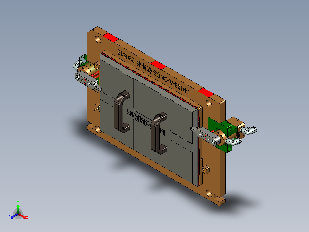B9403-A-CNC3笔记本CNC工装夹具三维模型-铣外形-220816