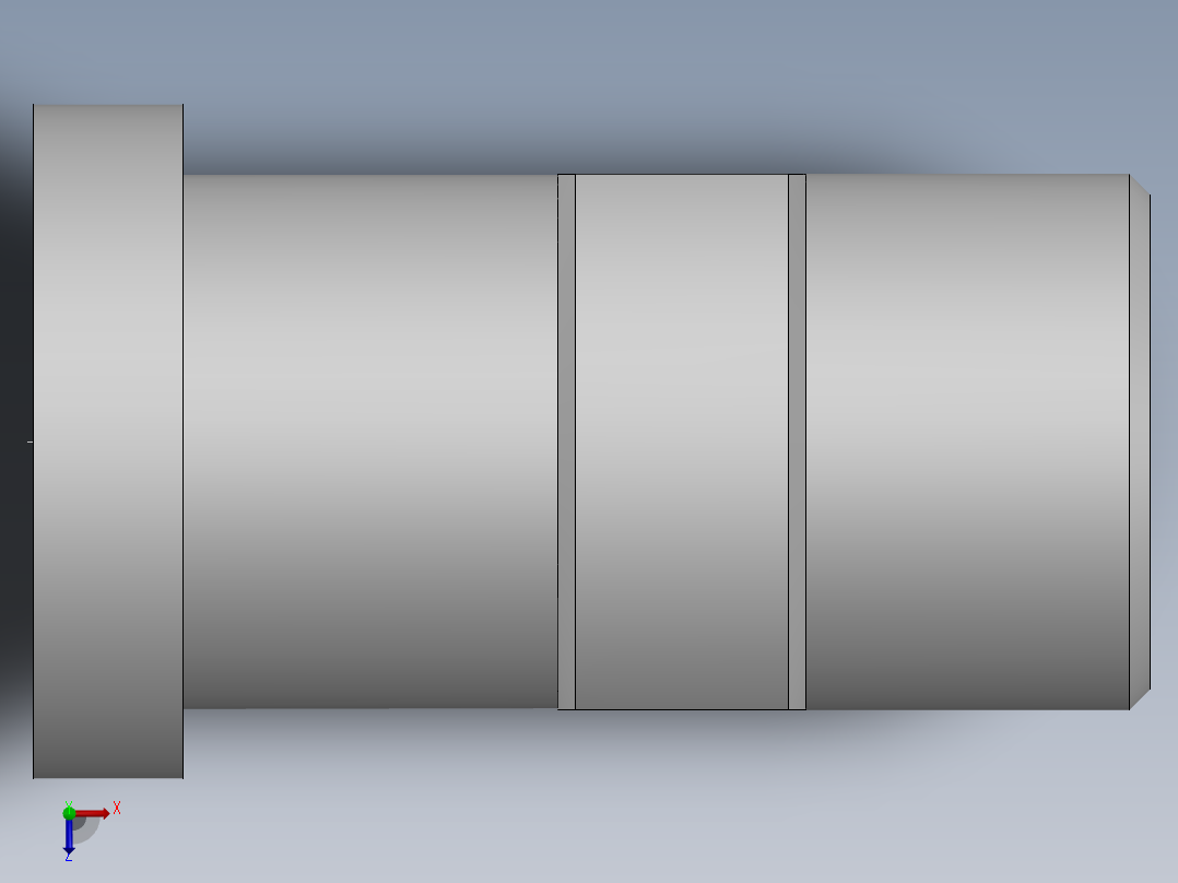 法兰接头、1DFL-24-08俯视图