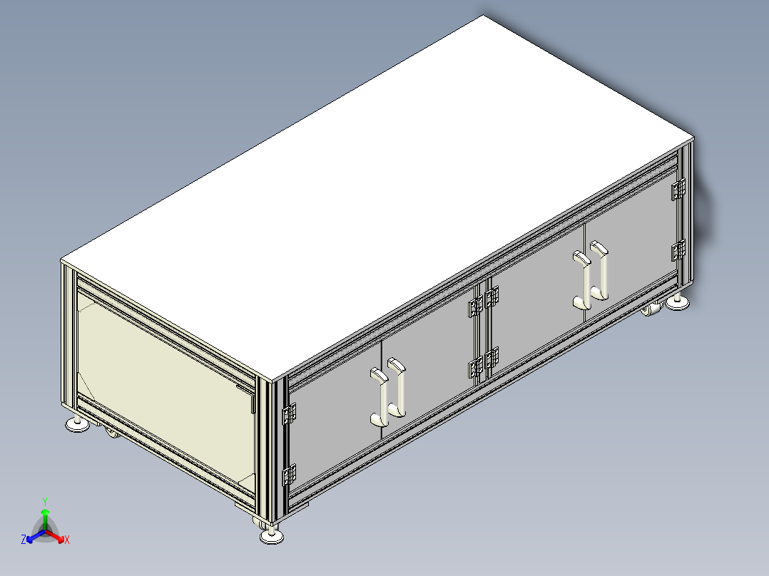铝型材工作平台设计