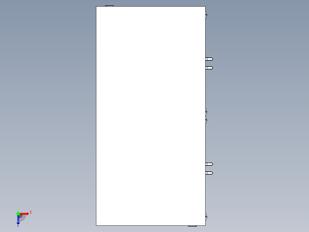 铝型材工作平台设计俯视图