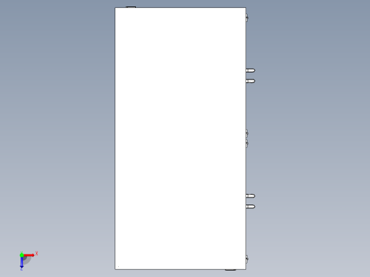铝型材工作平台设计俯视缩略图