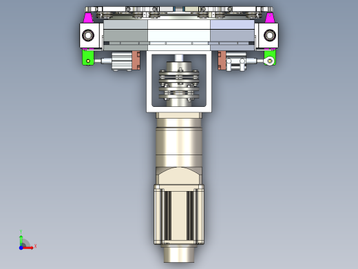 环形导轨循环输送线48工位低间距椭圆环形导轨传送线前视缩略图
