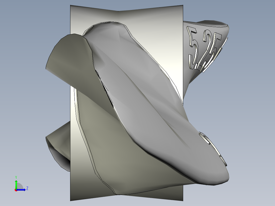 螺旋桨(4)左视图