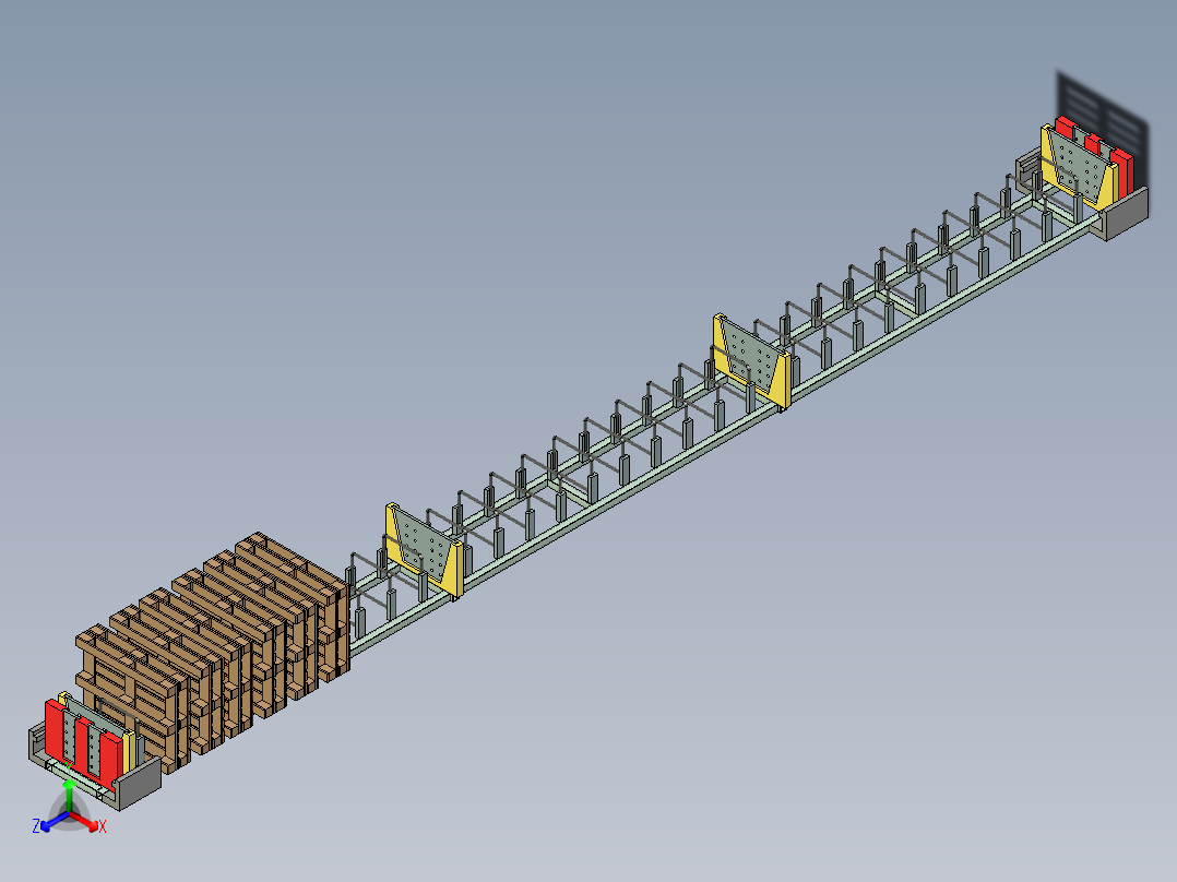 筋箍托盘架三维设计