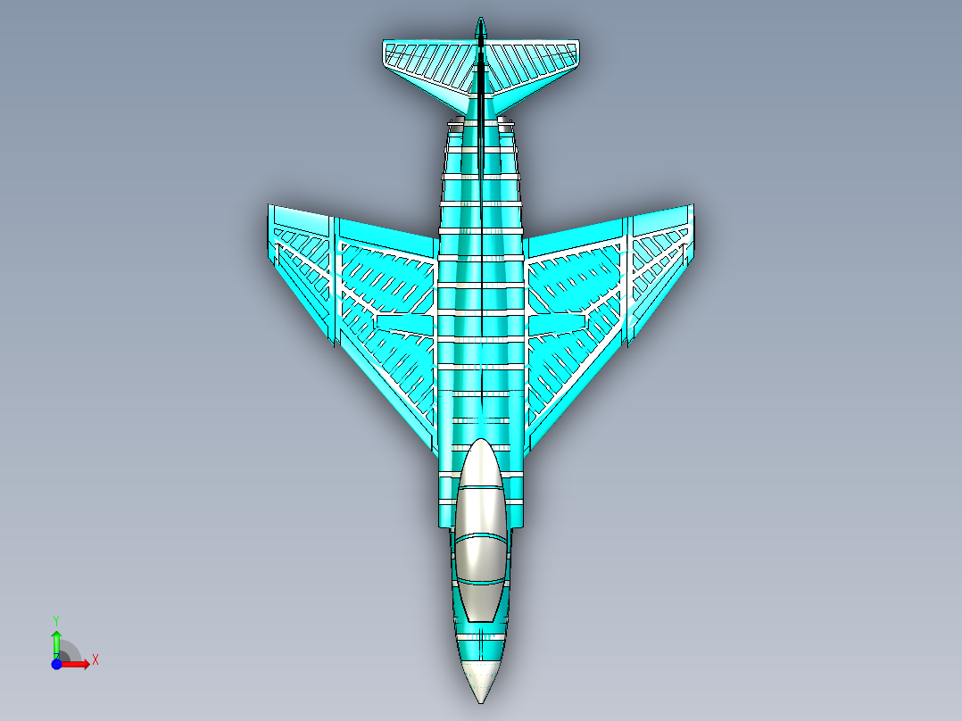 A0002492-美国F-4E幽灵战斗机前视图