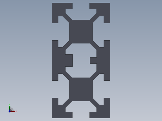 铝型材前视缩略图