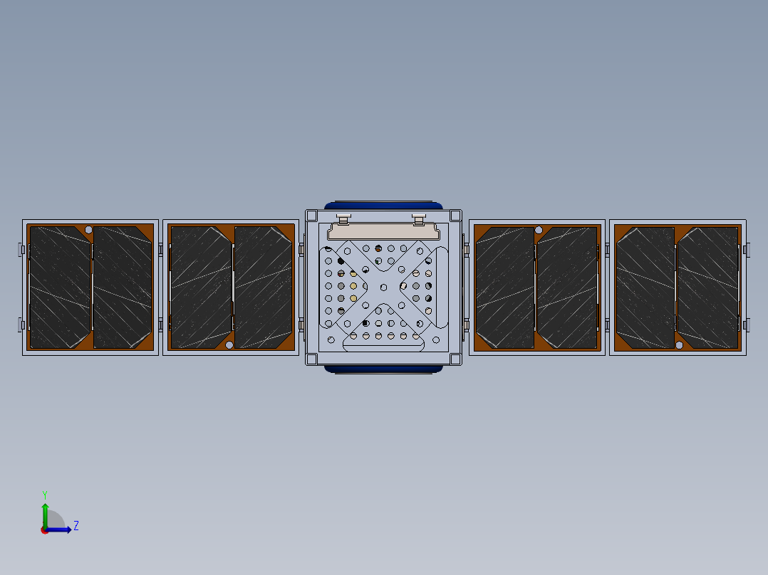 卫星、空间站(2)左视图