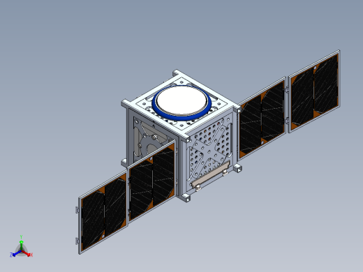 卫星、空间站(2)正等轴测缩略图