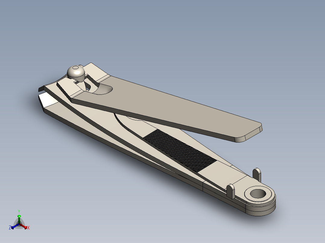 指甲刀、指甲剪(11)正等轴测图