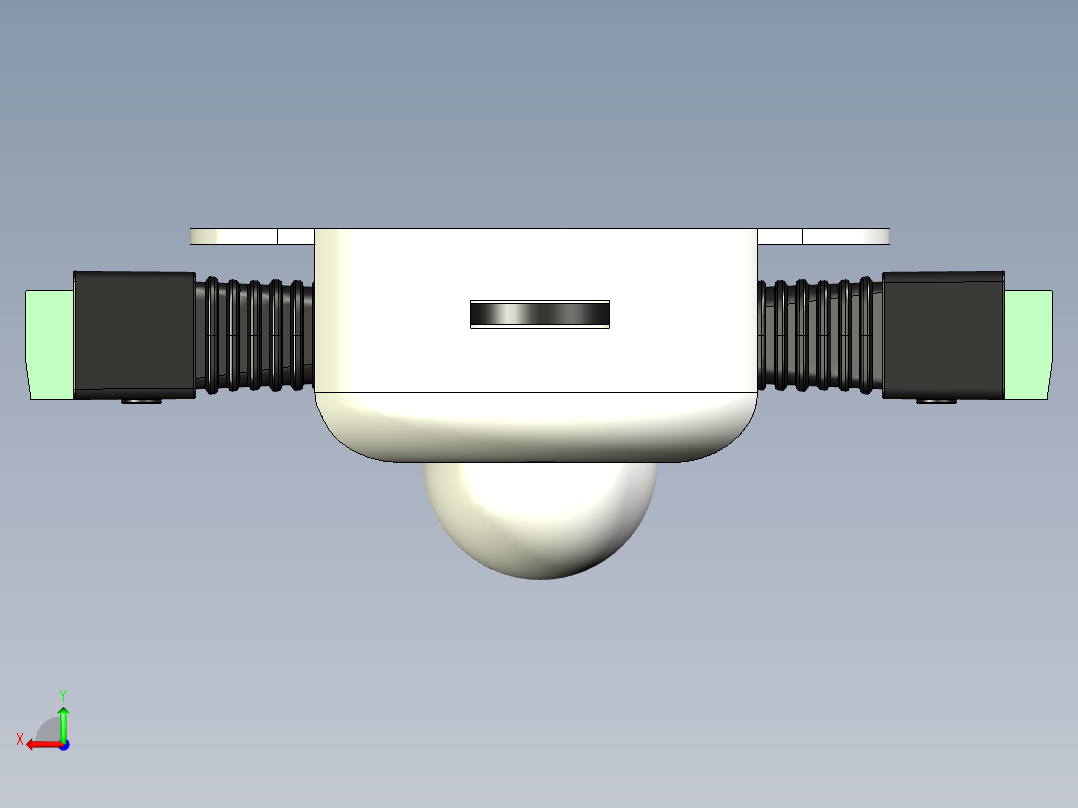 可调运动传感器后视图