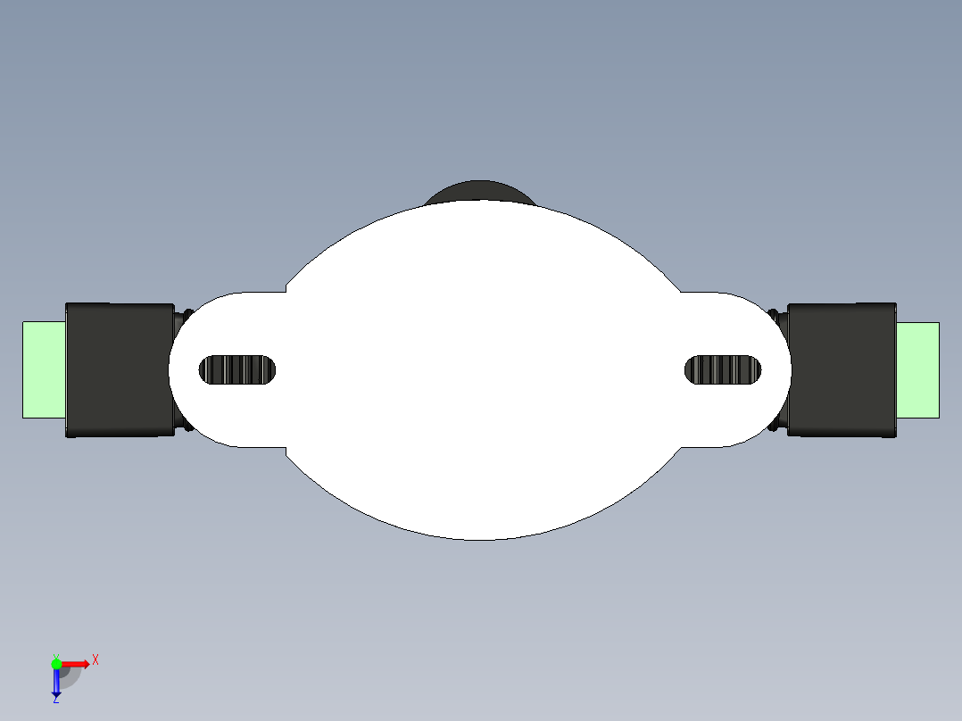 可调运动传感器俯视图