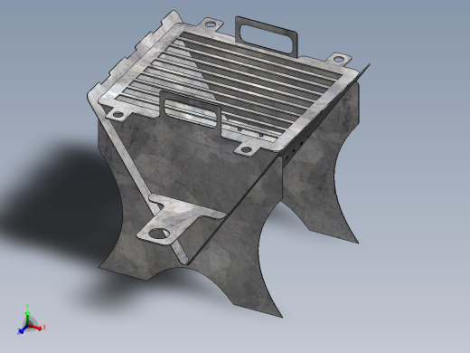 小烤架（1mm）主视缩略图