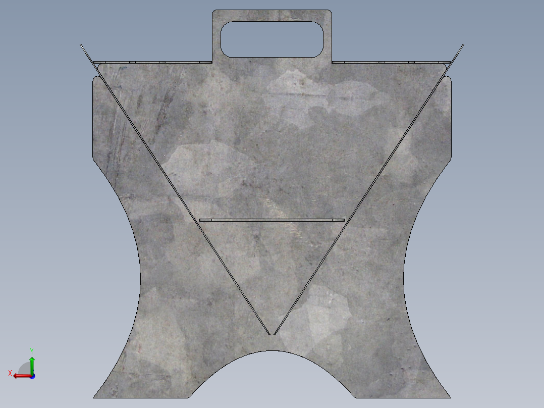 小烤架（1mm）后视图