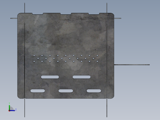 小烤架（1mm）左视缩略图