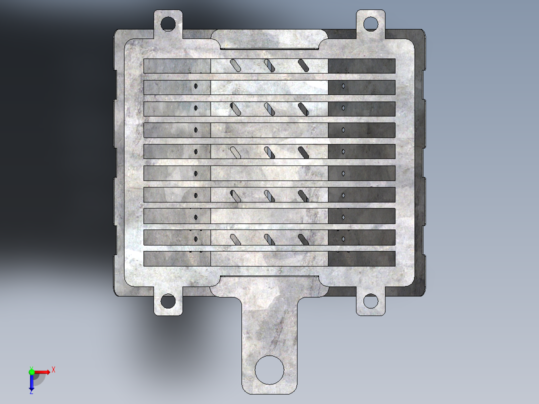 小烤架（1mm）俯视图