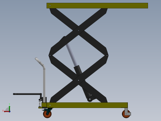 剪叉式升降机 、升降机(12)后视缩略图