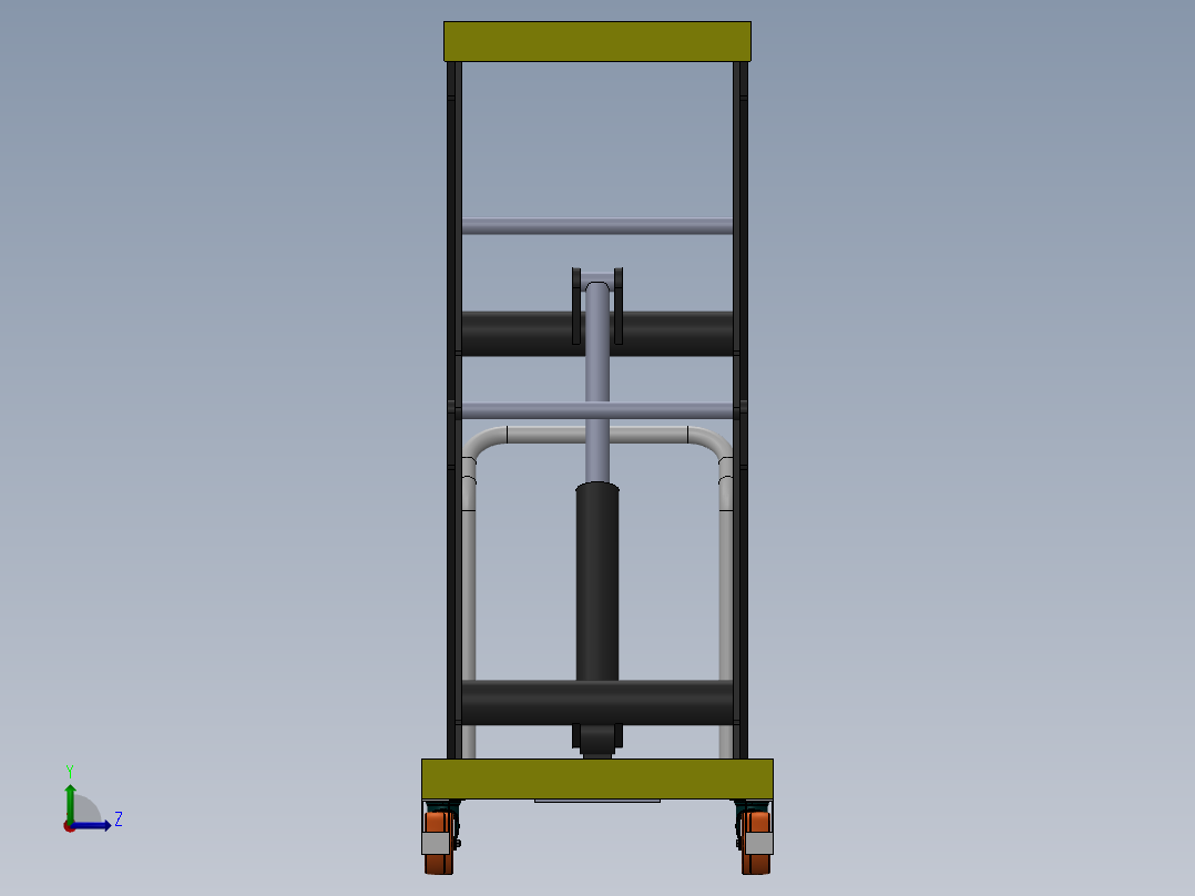 剪叉式升降机 、升降机(12)左视图