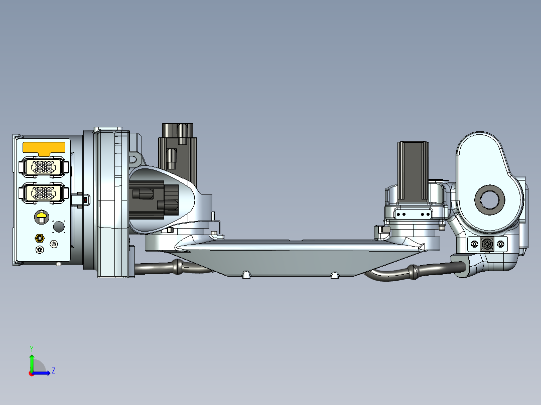 易胜ER8-1450-HW焊接机器人左视图