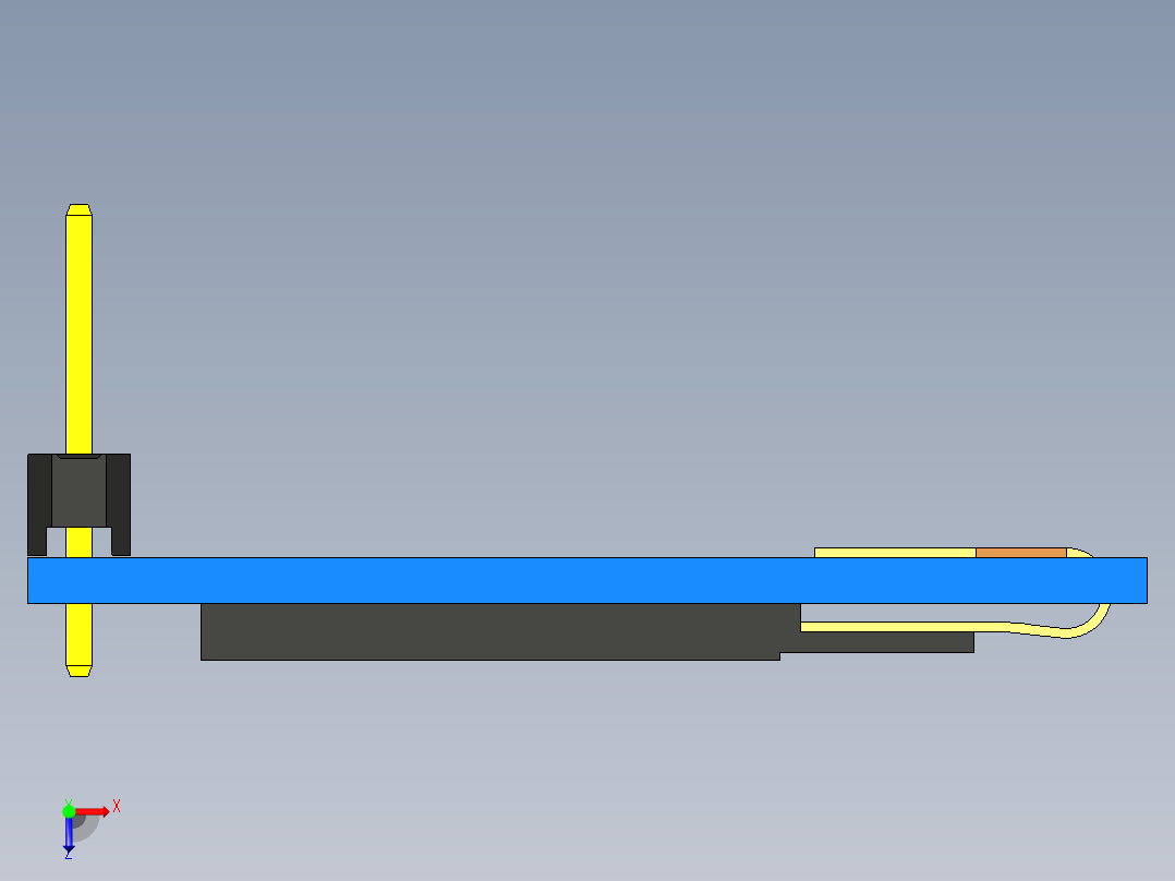 有机发光二极管. 96显示器俯视图