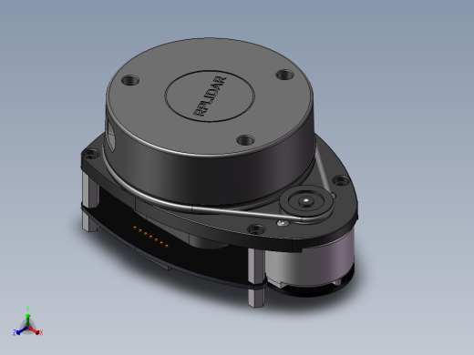 RPLIDAR A1 思岚A1 激光雷达正等轴测缩略图