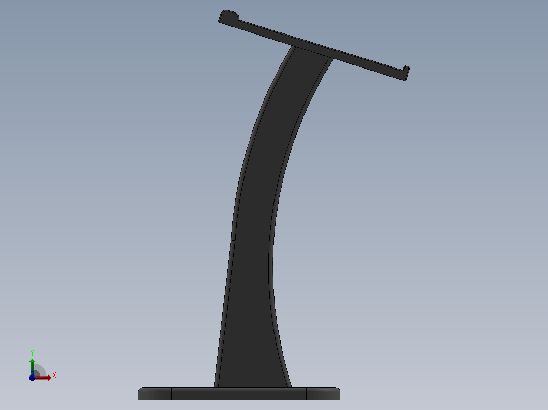 控制台 操作台mdf-podium-1831-模型格式为 sw前视图