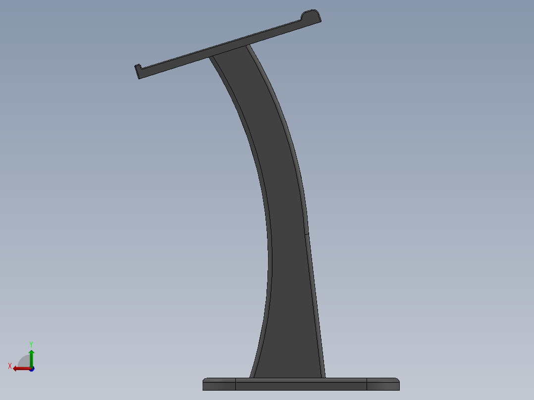 控制台 操作台mdf-podium-1831-模型格式为 sw后视图