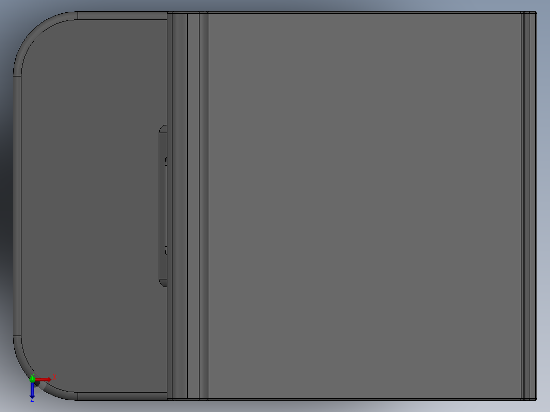控制台 操作台mdf-podium-1831-模型格式为 sw俯视图