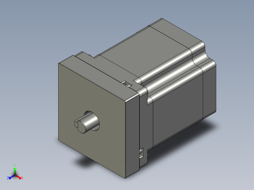 KTH170铝体内嵌丝杆模组马达外露KTH170-C10-400-BC-B86-C4_86正等轴测缩略图