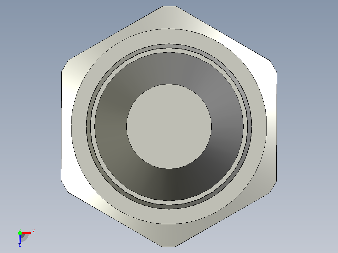 油压缓冲器ACA2020-2俯视图