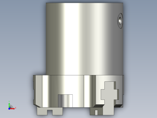 MHSL3-16D加长型三爪气缸前视缩略图