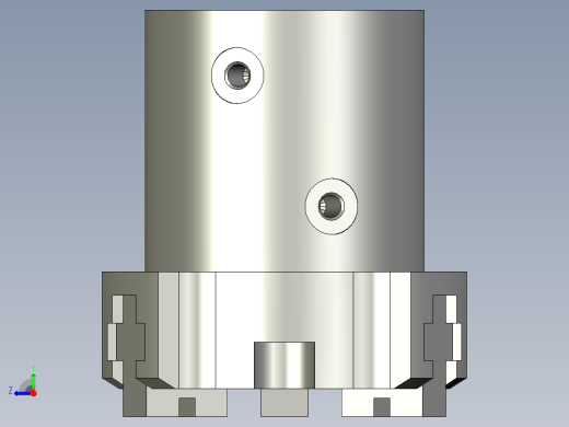 MHSL3-16D加长型三爪气缸右视缩略图