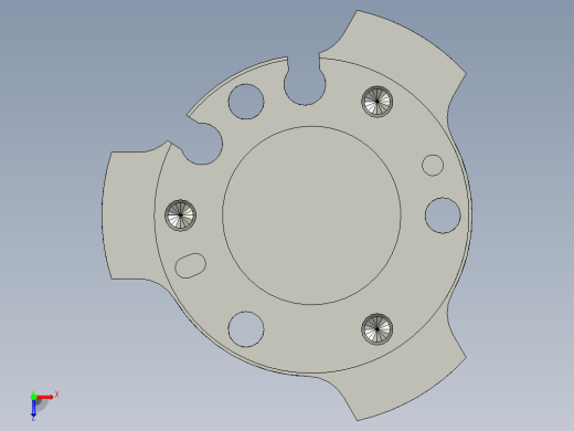 MHSL3-16D加长型三爪气缸俯视缩略图