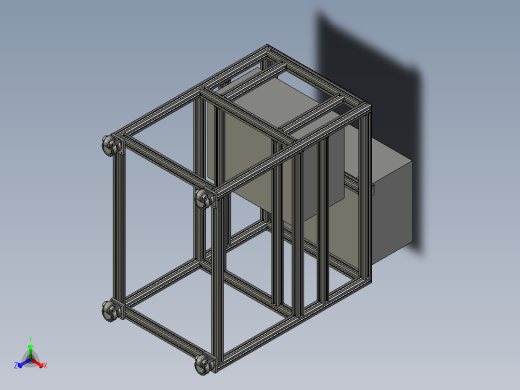 成品收集台总成正等轴测缩略图