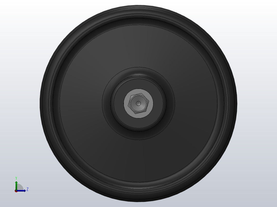 脚轮Colson-6_08298_93TF左视图