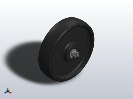 脚轮Colson-6_08298_93TF正等轴测缩略图