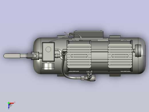 9L 无油静音空气压缩机俯视缩略图