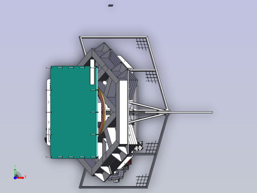 一款汽车引擎盖机器人自动焊接站设计前视缩略图