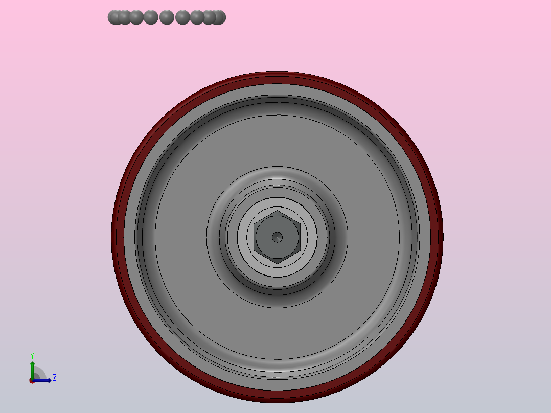 脚轮Colson-8_08689_979_7 MTG1左视图