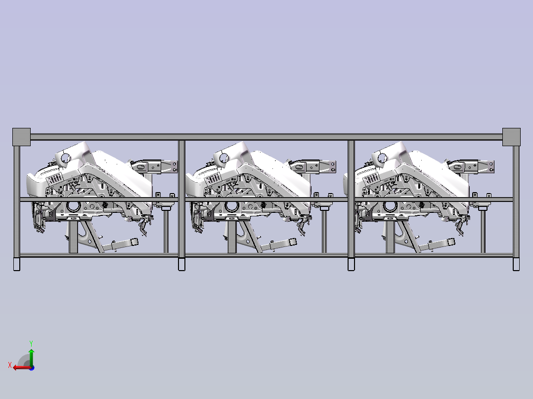组合仪表总成后视图