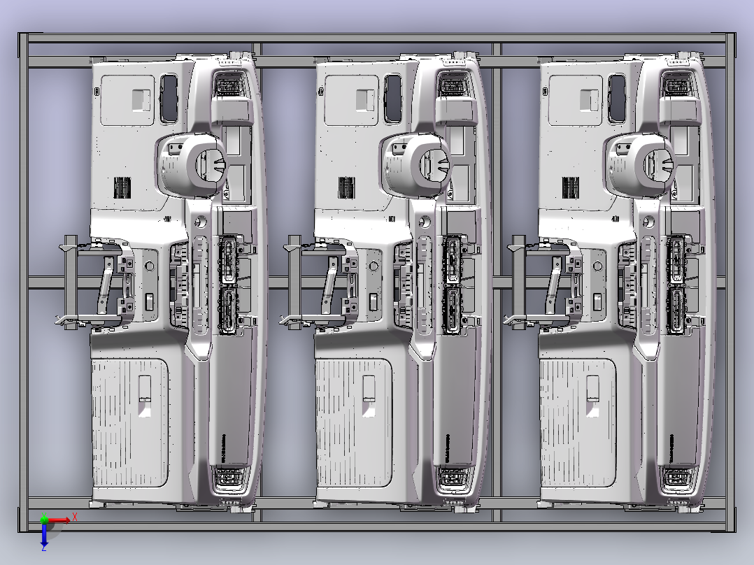 组合仪表总成俯视图