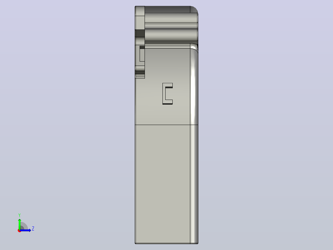 贯流风扇CIC-120-12V-A左视图