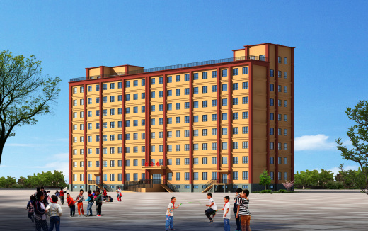 某学校综合宿舍楼建筑施工图纸缩略图