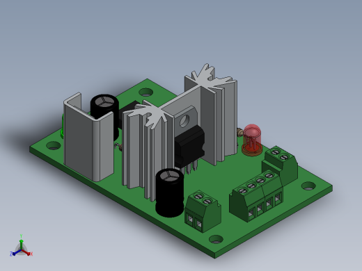 CCM6N PWM DC 6V 12V 24V 6A电机速度控制器正等轴测缩略图