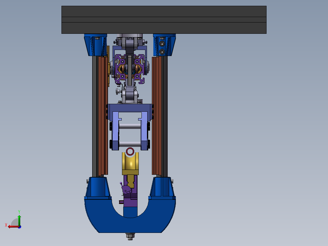 小型液压圆管冷弯成形机成型及退料机构设计(sw+cad+说明书)后视图